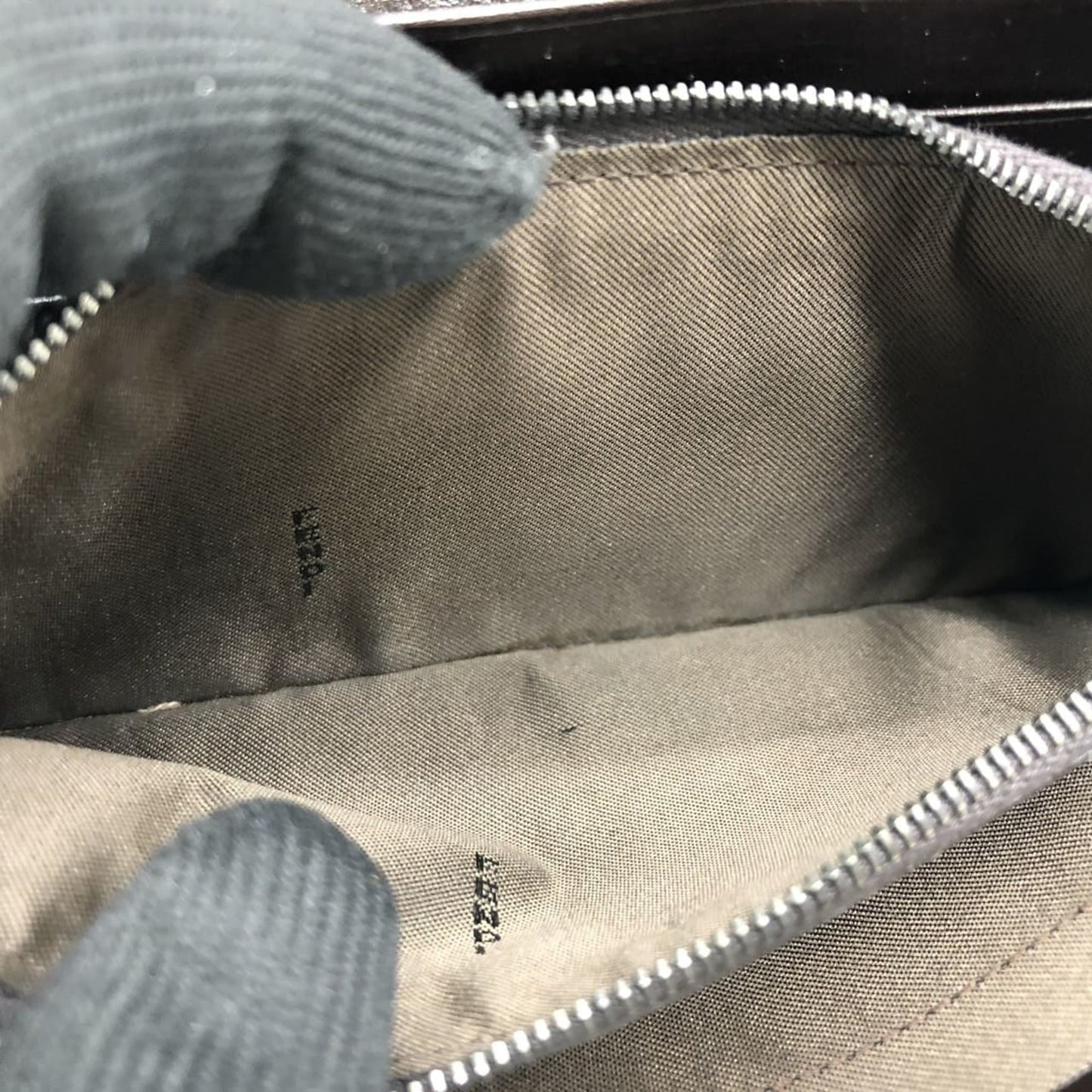 FENDI Zucchino Long Wallet Canvas Beige Brown Women's Men's