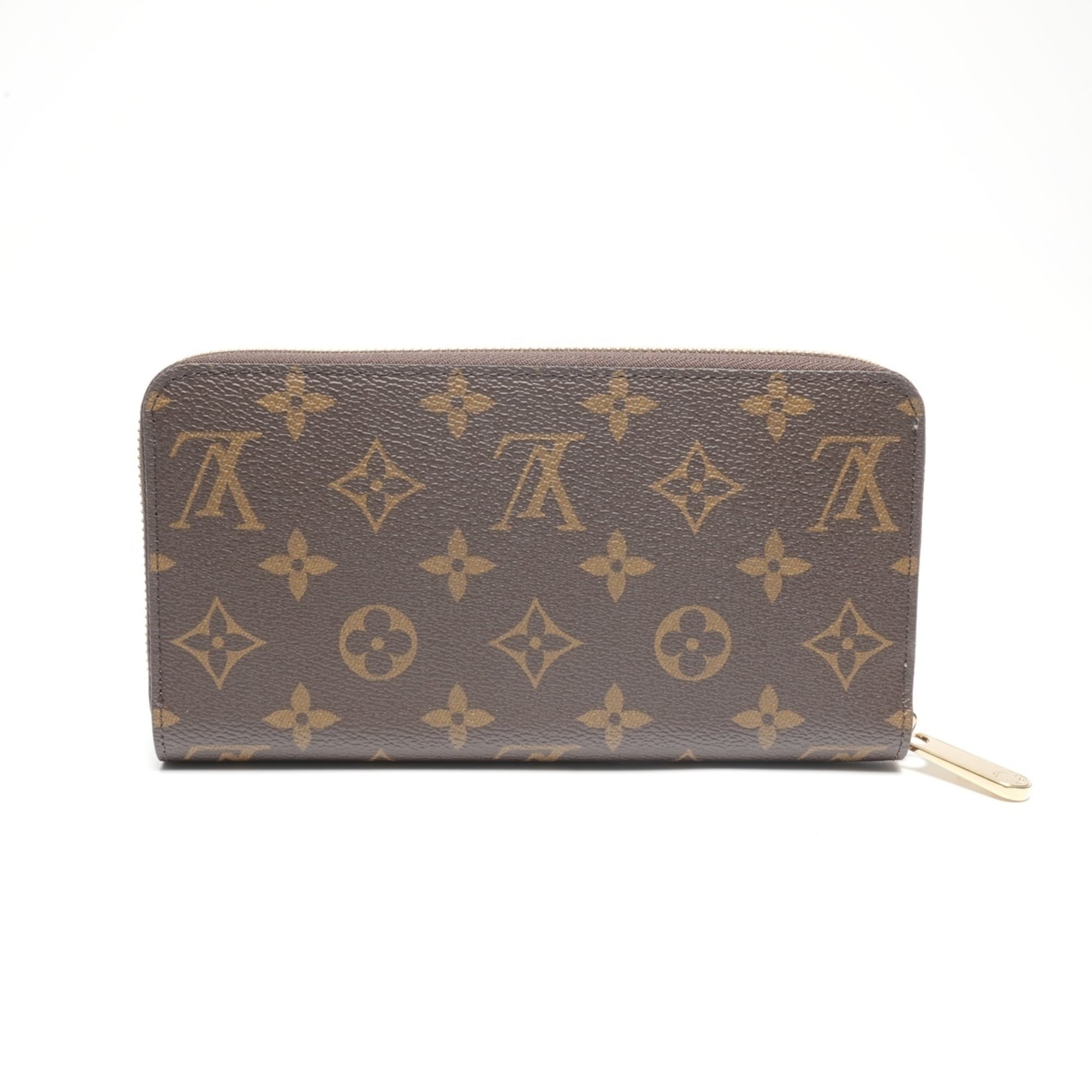 Louis Vuitton Rose Ballerine Monogram Zippy Wallet, Brown