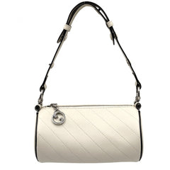 Gucci Women's Blondie Mini Handbag, Shoulder Bag, Leather, White, Silver Hardware (Model 760170) — Like New