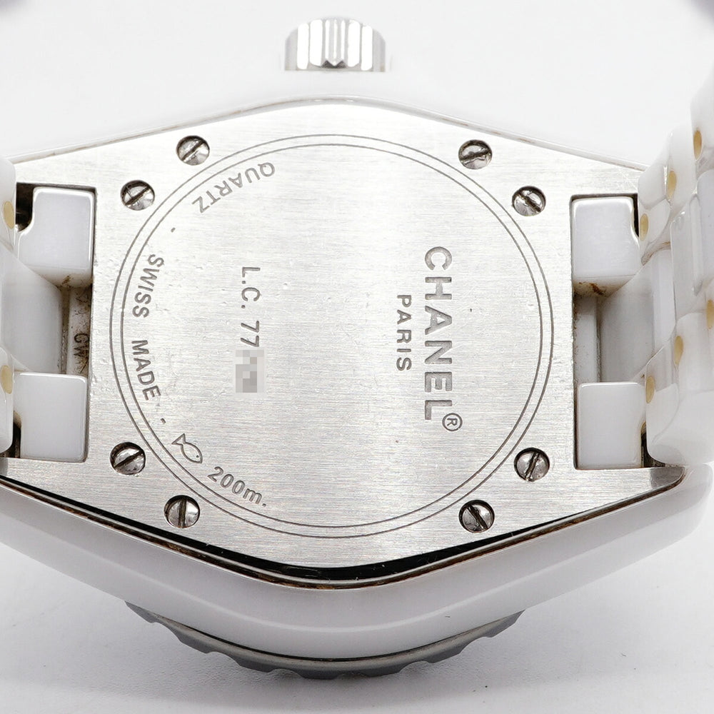 Chanel J12 Diamond H1628 White Dial Women's Watch — Good
