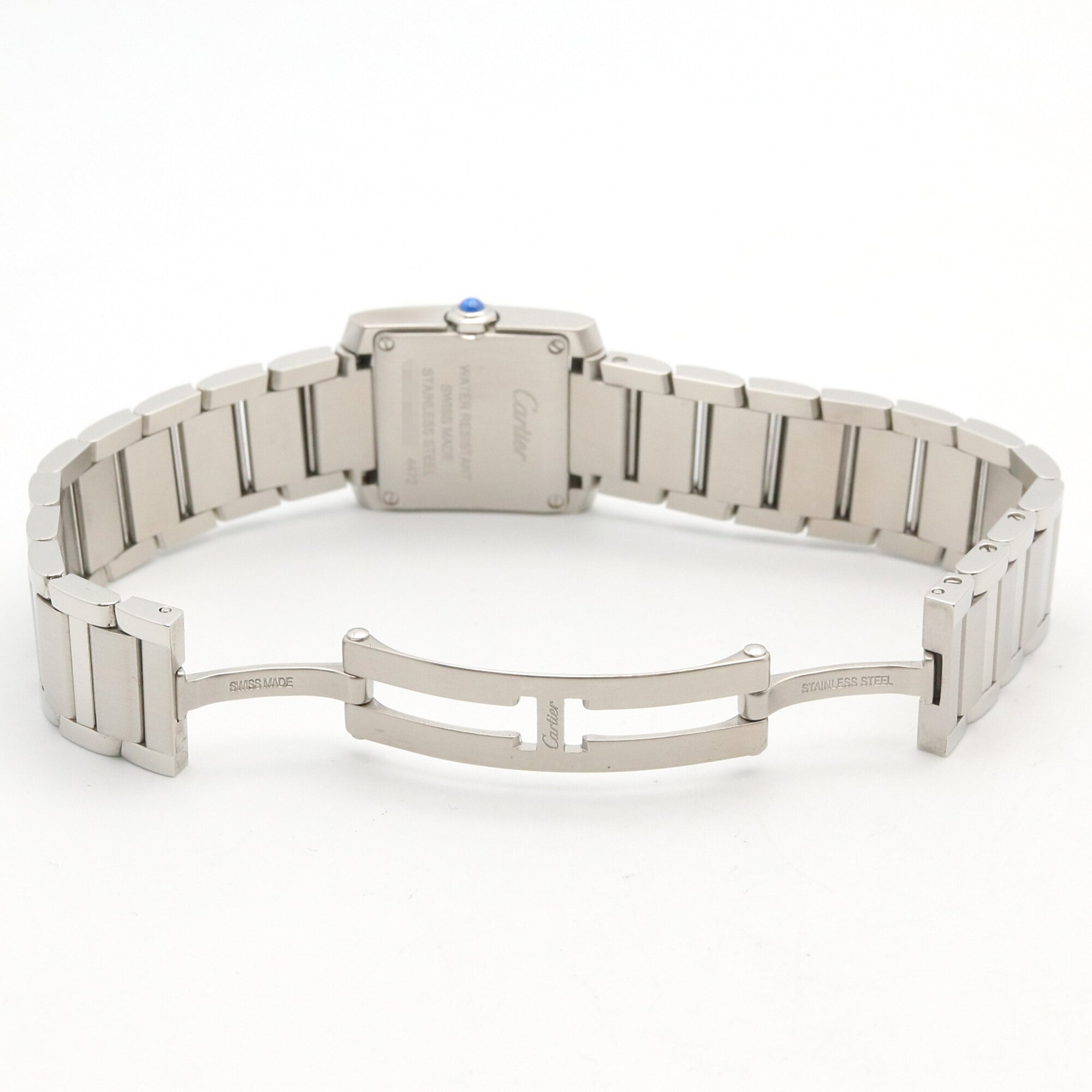 Cartier Tank Française SM Watch, Stainless Steel, Ladies, Silver Tone, WSTA0065 — Very Good