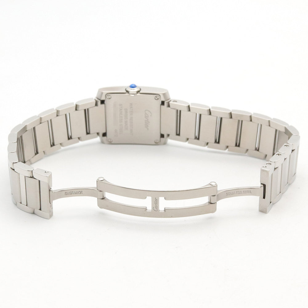 Cartier Tank Française SM Watch, Stainless Steel, Ladies, Silver Tone, WSTA0065 — Very Good