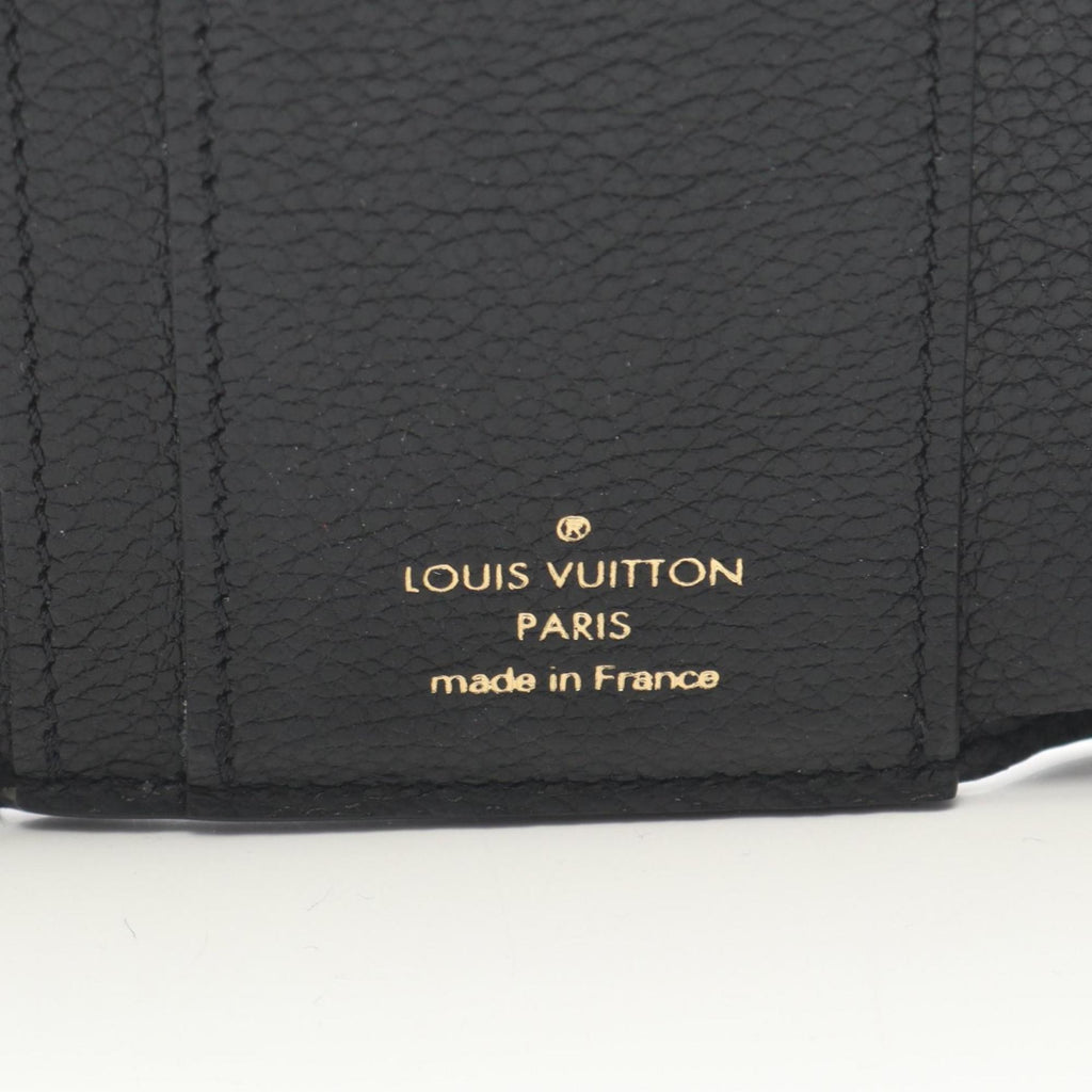 Louis Vuitton Portefeuille Zoe Tri-fold Wallet in Monogram Empreinte Leather, Women's, Black, M62935