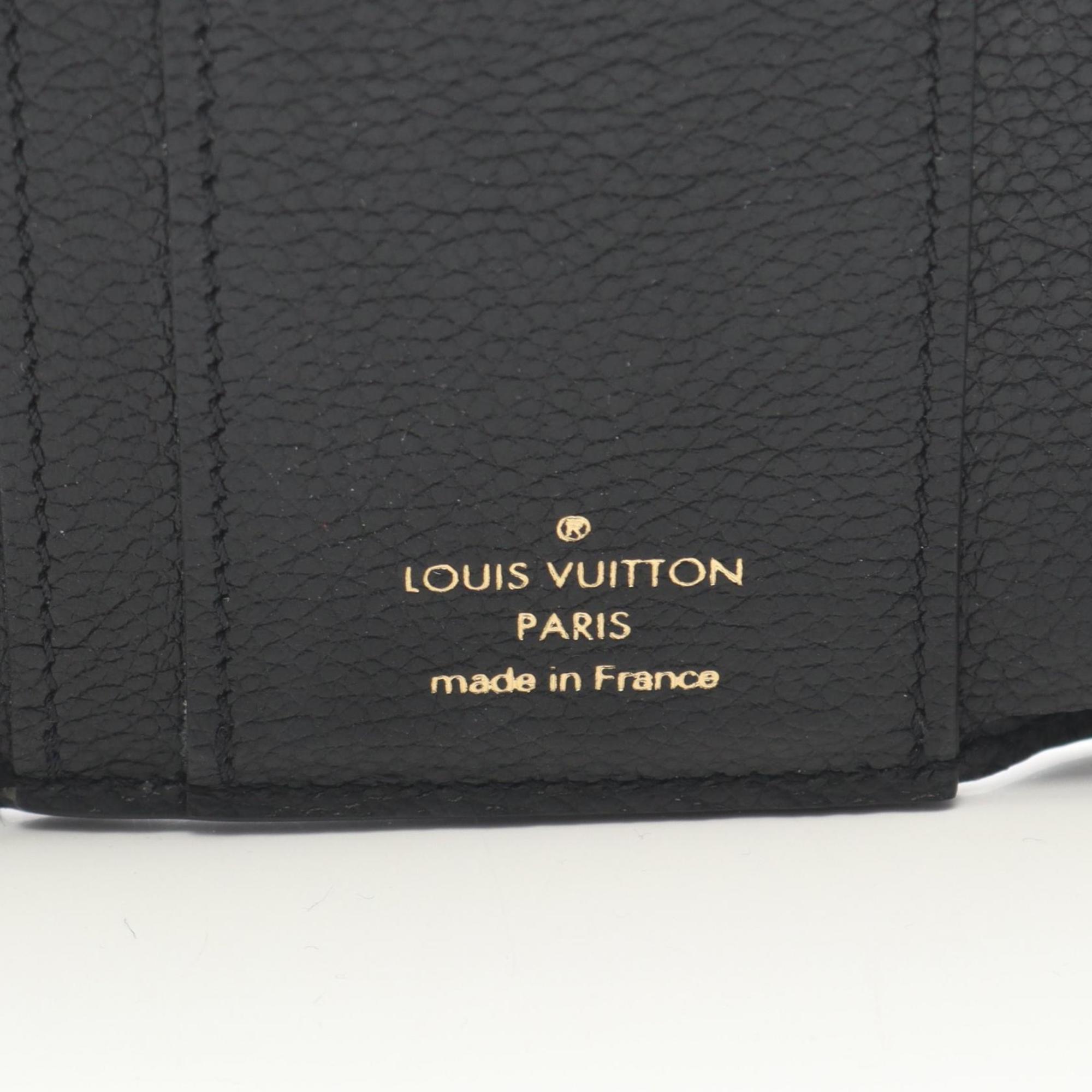 Louis Vuitton Portefeuille Zoe Tri-fold Wallet in Monogram Empreinte Leather, Women's, Black, M62935