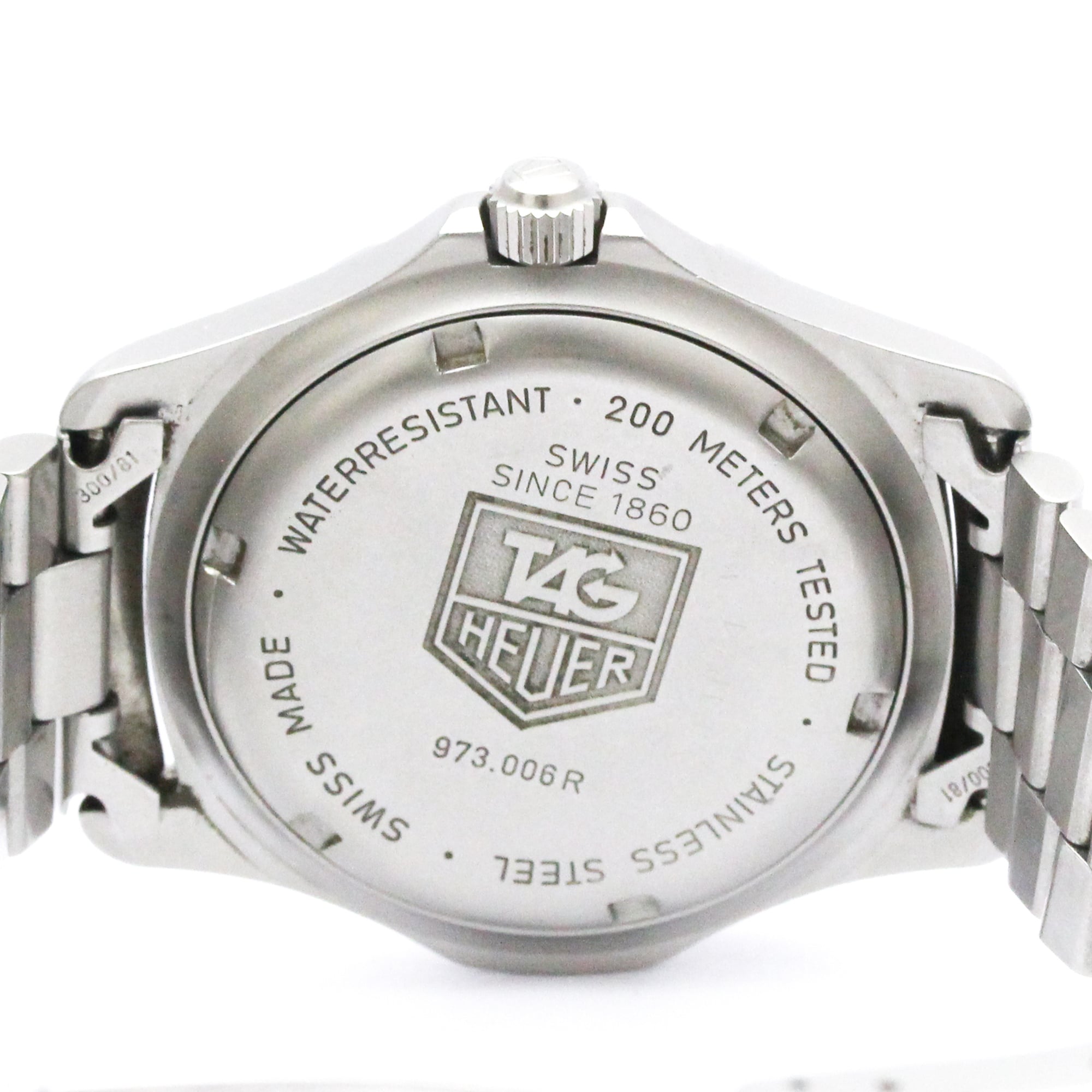 TAG HEUER Professional Chronograph Steel Quartz Mens Watch 973.006 — Good