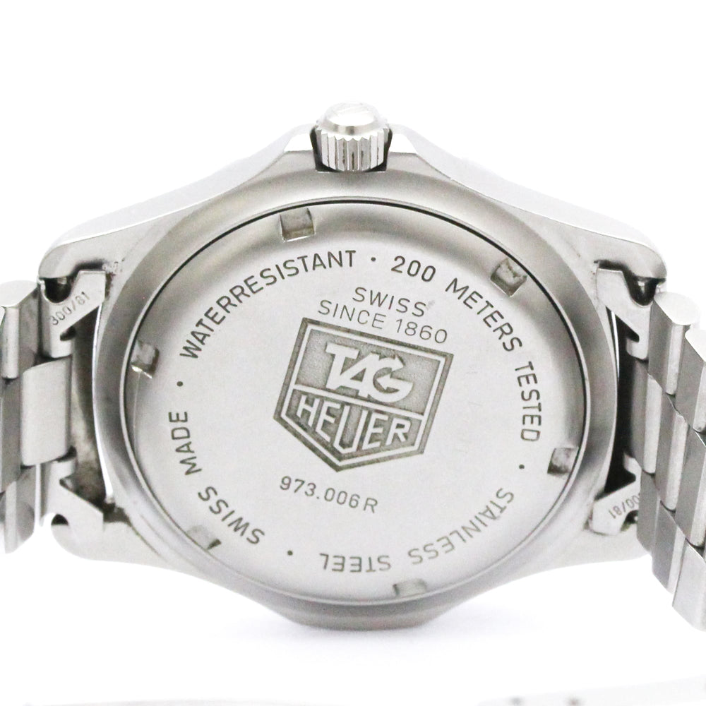 TAG HEUER Professional Chronograph Steel Quartz Mens Watch 973.006 — Good