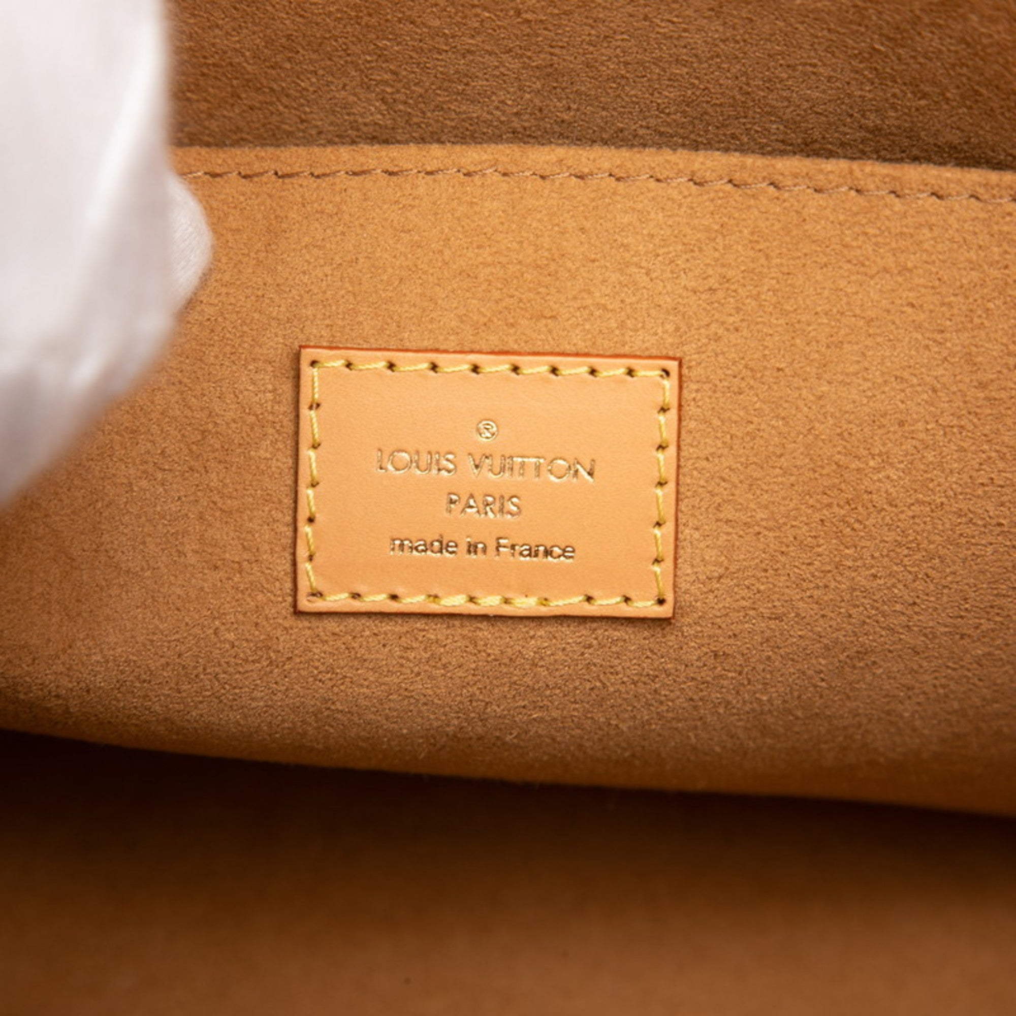 Louis Vuitton Monogram Jacquard On-the-Go MM Since 1854 Handbag Tote Bag M57396 Navy Canvas Leather Women's LOUIS VUITTON