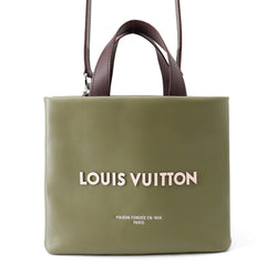 Louis Vuitton Tote Bag, Cowhide Leather Shopper Mini M15238, LOUIS VUITTON 2-way Shoulder Monogram, Handbag — Like New