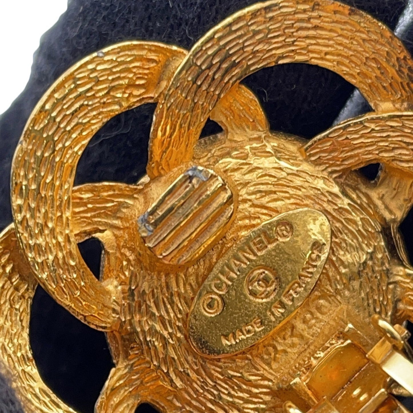 Chanel Earrings Flower Motif GP CHANEL Fake Pearl