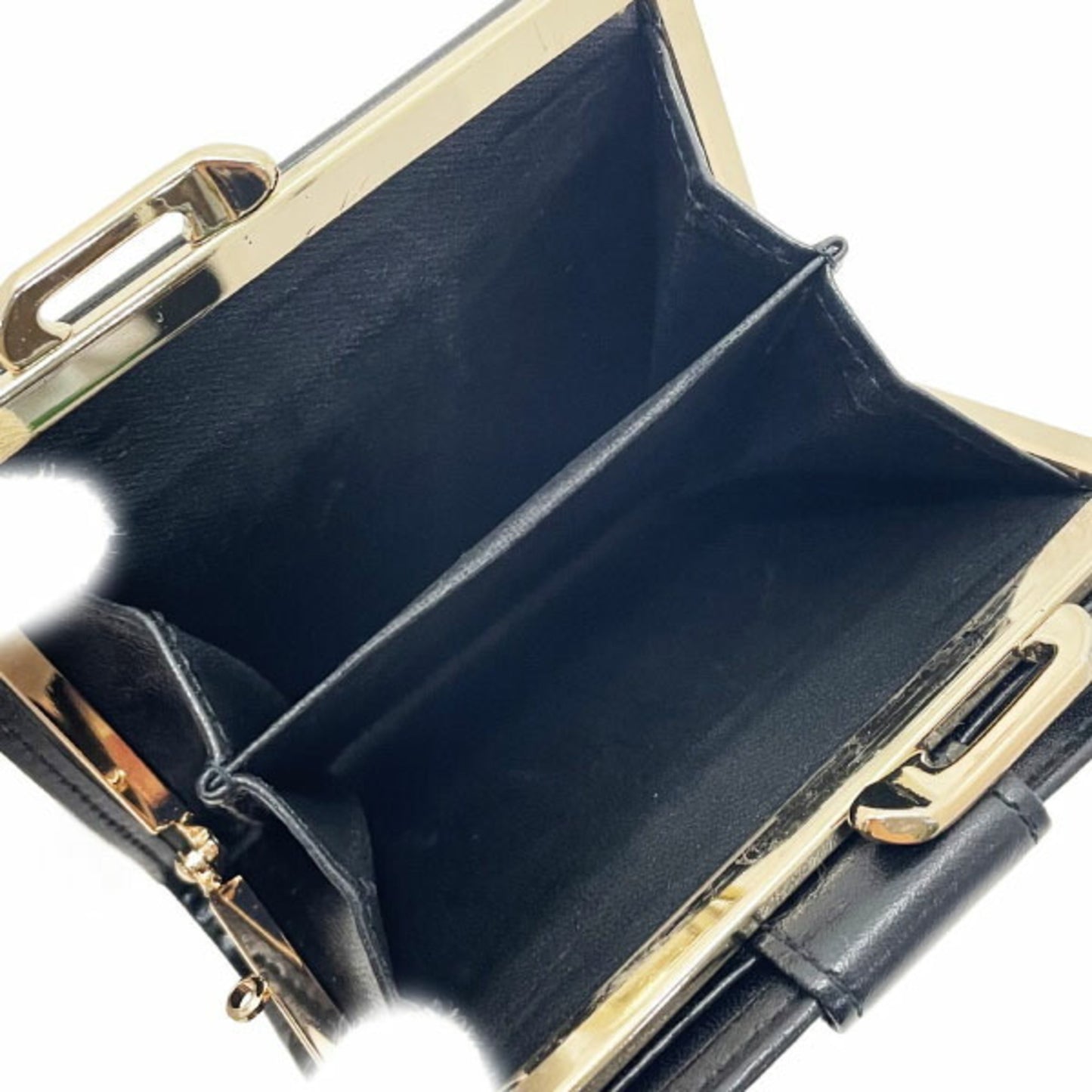 Burberry Wallet Check Canvas Leather Beige Black BURBERRY Burberrys' Burberrys Bi-fold Women's HWH-14735