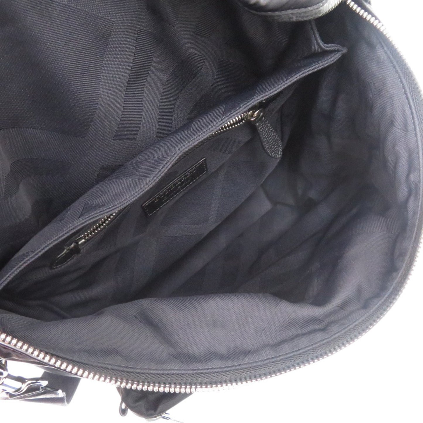 Burberry 4064913 Nylon Acrylic Polyamide Black Backpack Daypack 0537 BURBERRY