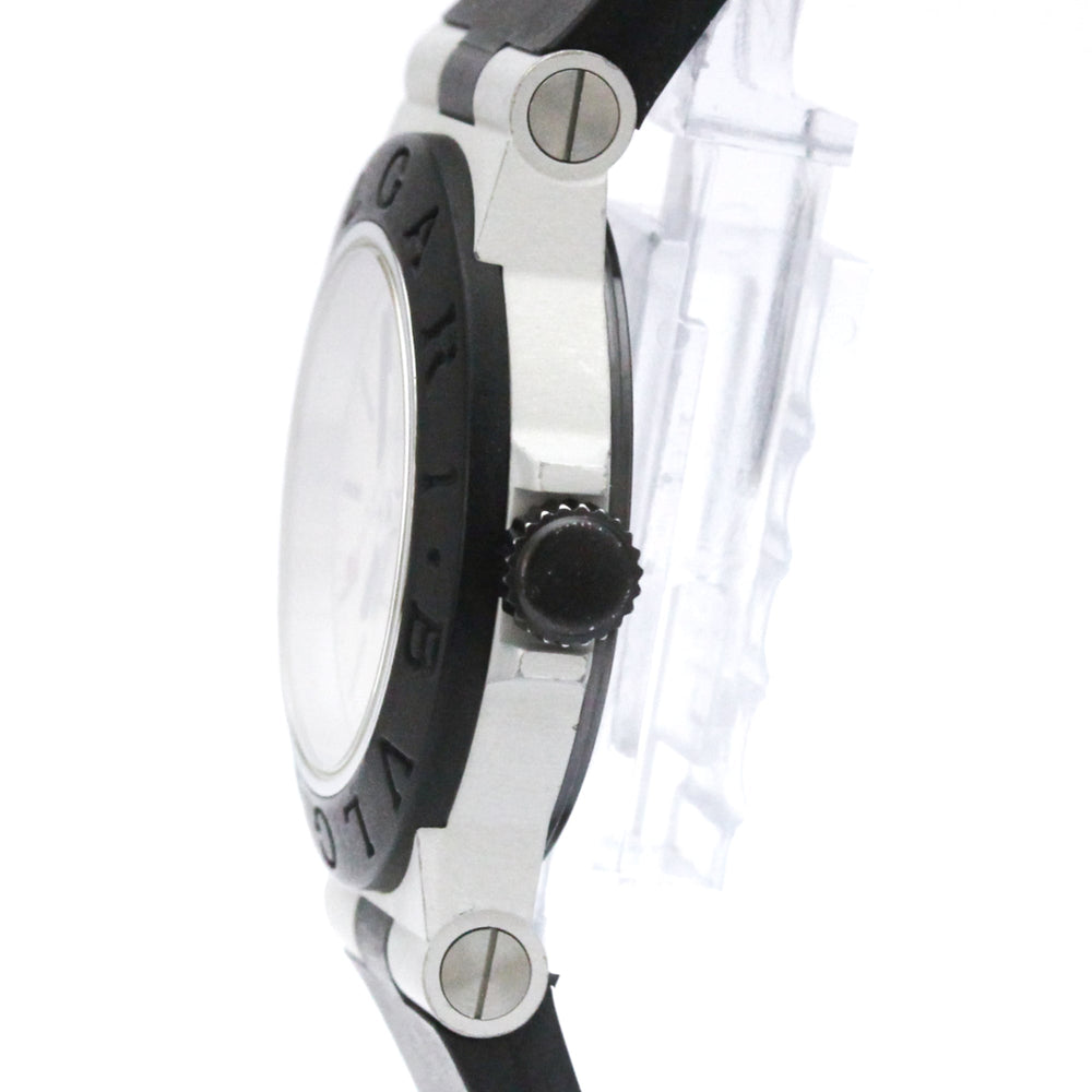 BVLGARI Aluminum Rubber Quartz Ladies Watch AL29A — Very Good