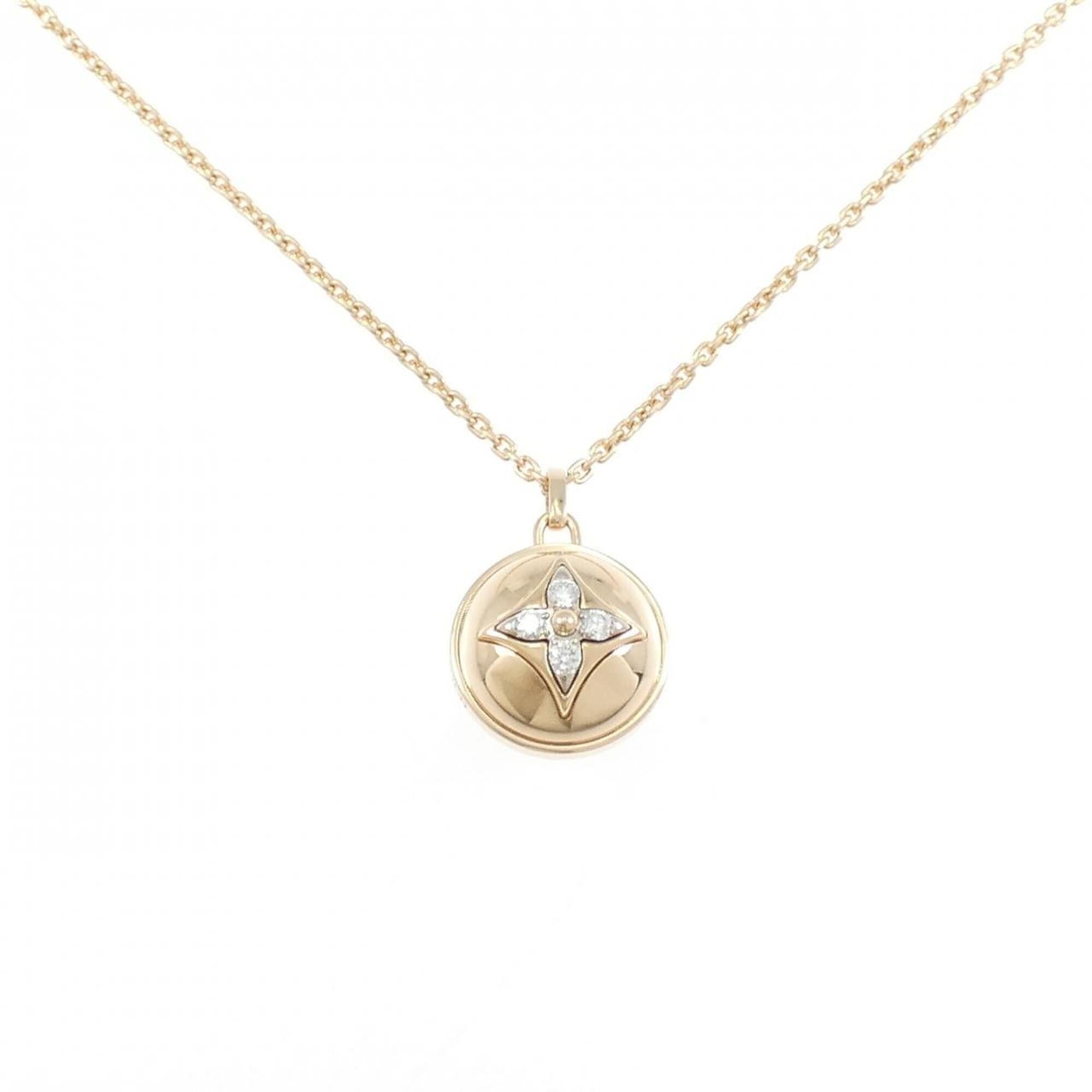Louis Vuitton Pendant PM B Blossom Necklace — Like New