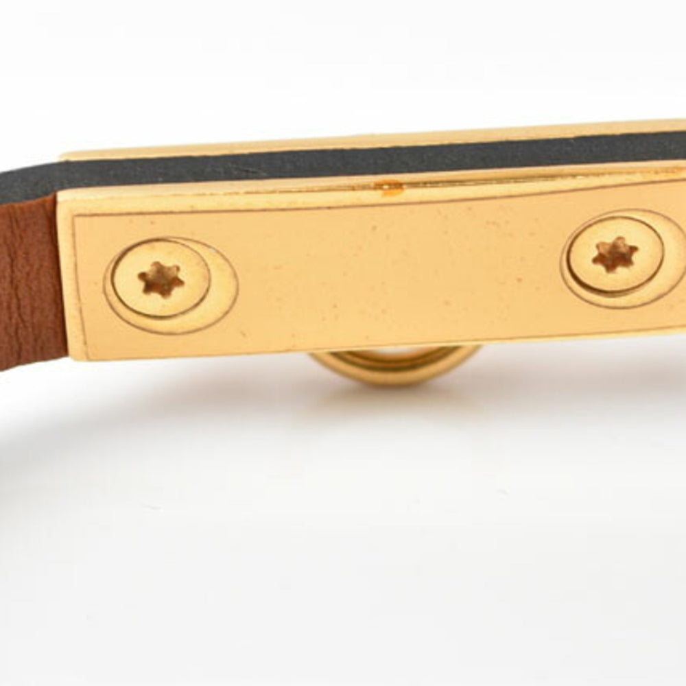 Hermes Bangle Bracelet HERMES Micro Rival Black Gold XS Size — Like New