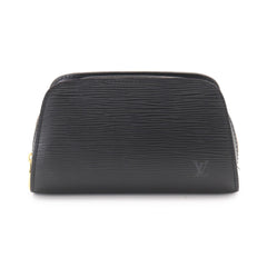 Louis Vuitton Dauphine PM Handbag Pouch, Epi Leather, Noir (M48442), Gold Hardware — New - Store Return