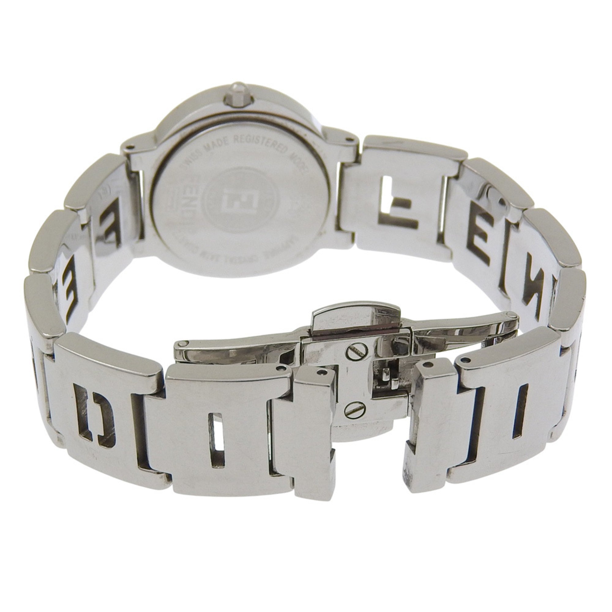 Fendi Olologi Women's Watch, 3050L Stainless Steel, Quartz, Analog, Black Dial — Good
