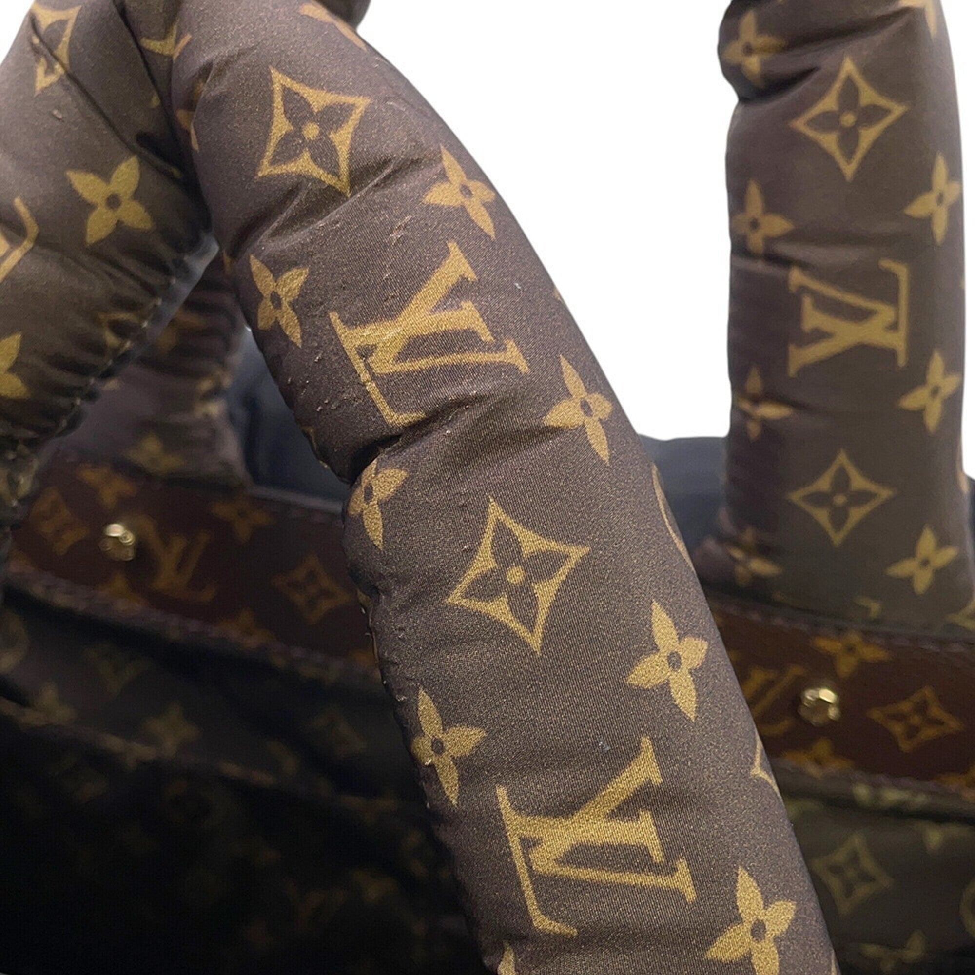Louis Vuitton Tote Bag, Recycled Nylon, Monogram, OnTheGo GM M59005, Handbag, Black. Vuitton — Like New