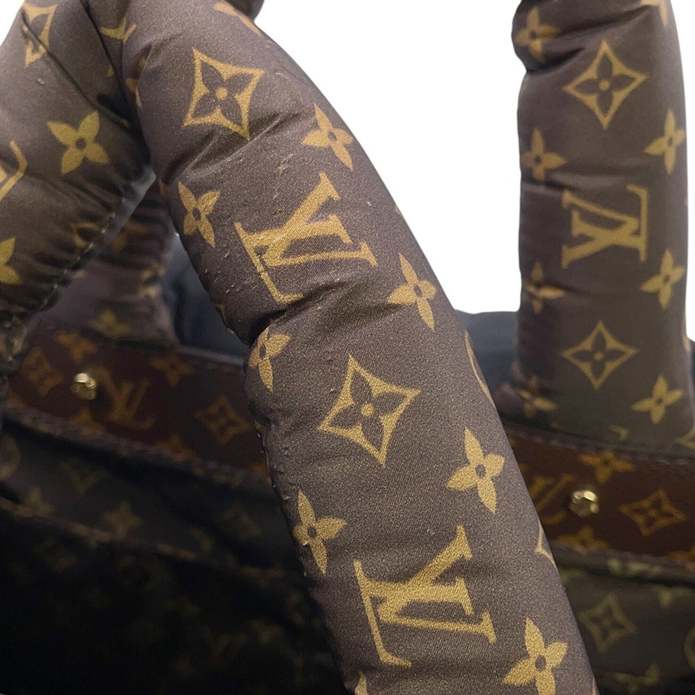 Louis Vuitton Tote Bag, Recycled Nylon, Monogram, OnTheGo GM M59005, Handbag, Black. Vuitton — Like New