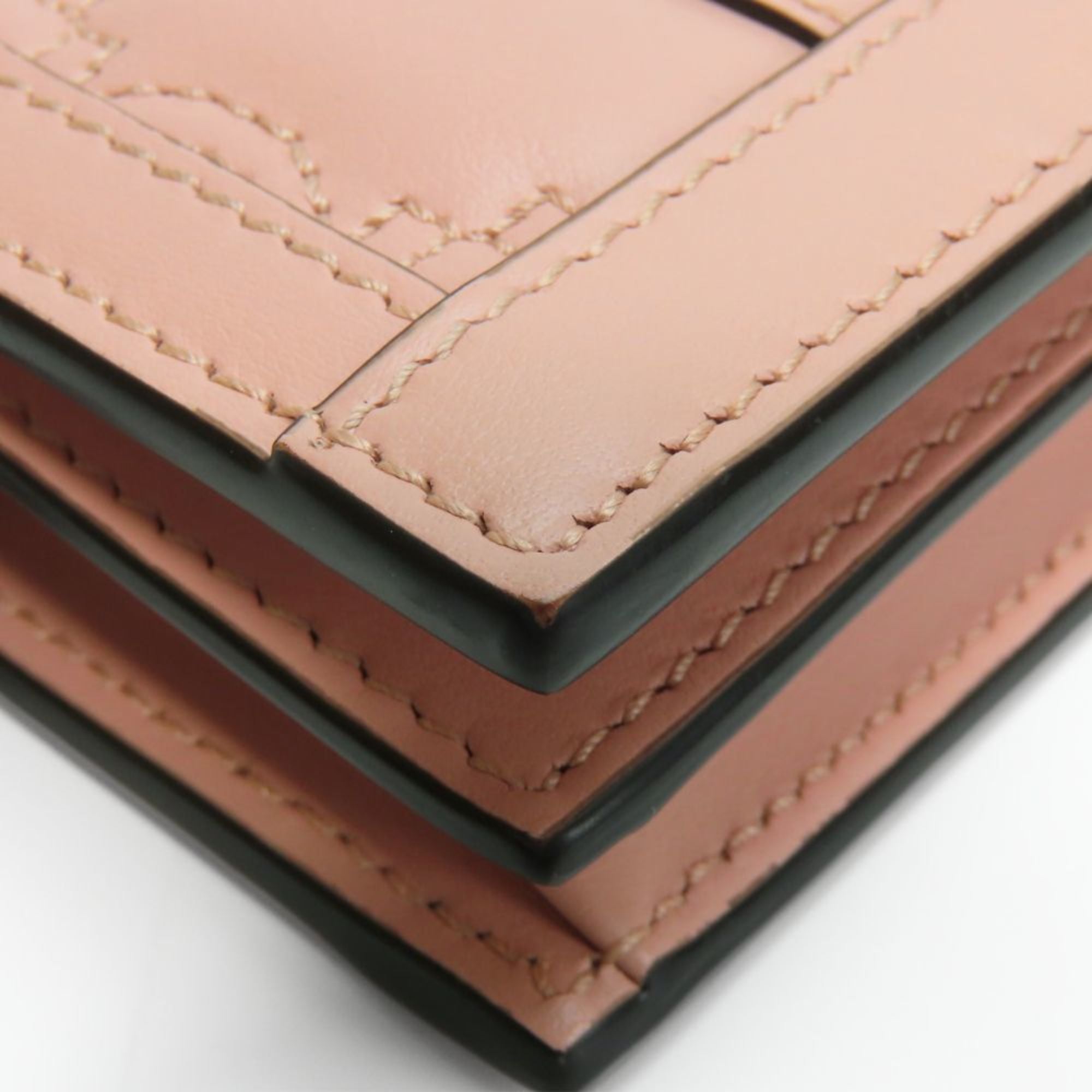 Gucci Bi-fold Wallet 723786 GG Matelasse Leather Pink Compact Women's GUCCI