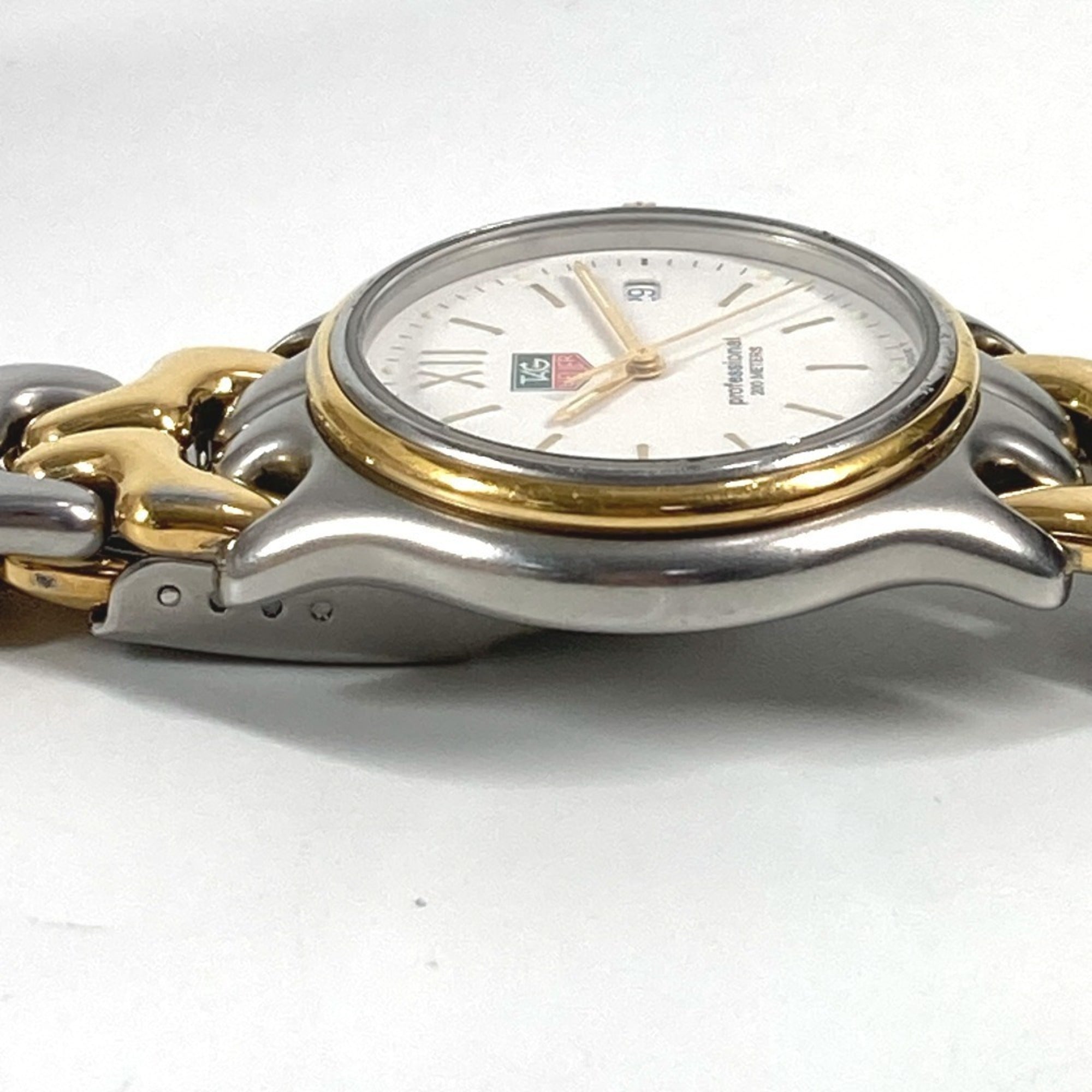 TAG HEUER S05.013M Cell Series Professional 200 Two-Tone Men's Watch, Stainless Steel/GP, Silver — Good