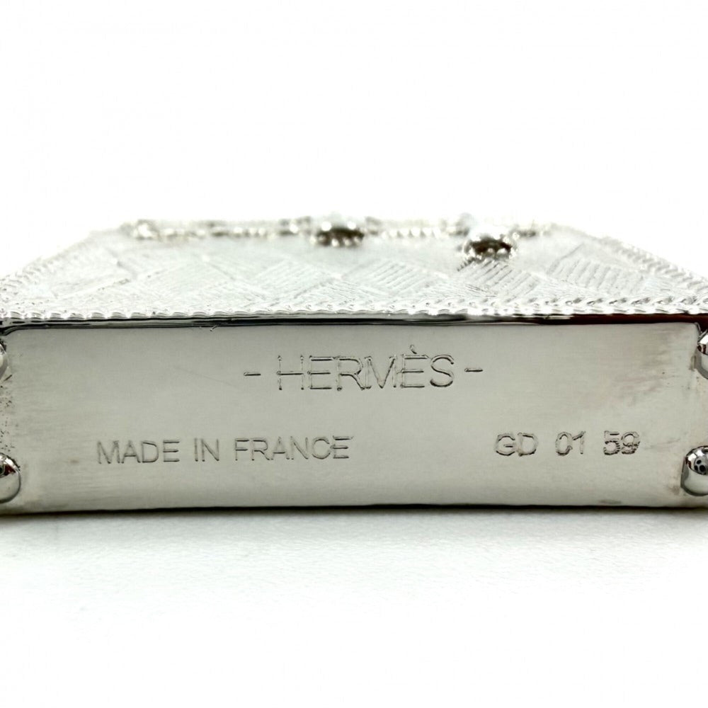 Hermes pendant top for women, Kelly Curiosité design, charm, accessory, silver, approximately 30.9g — Like New