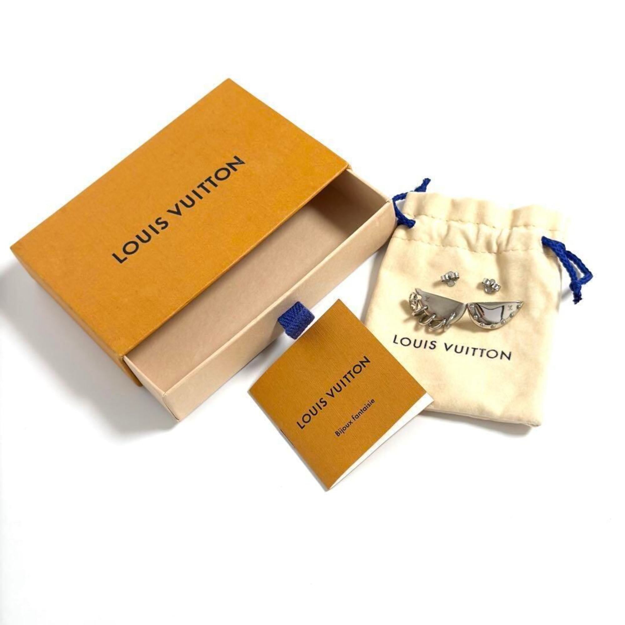 Louis Vuitton Asymmetrical Bionic Earrings for Men and Women — Like New