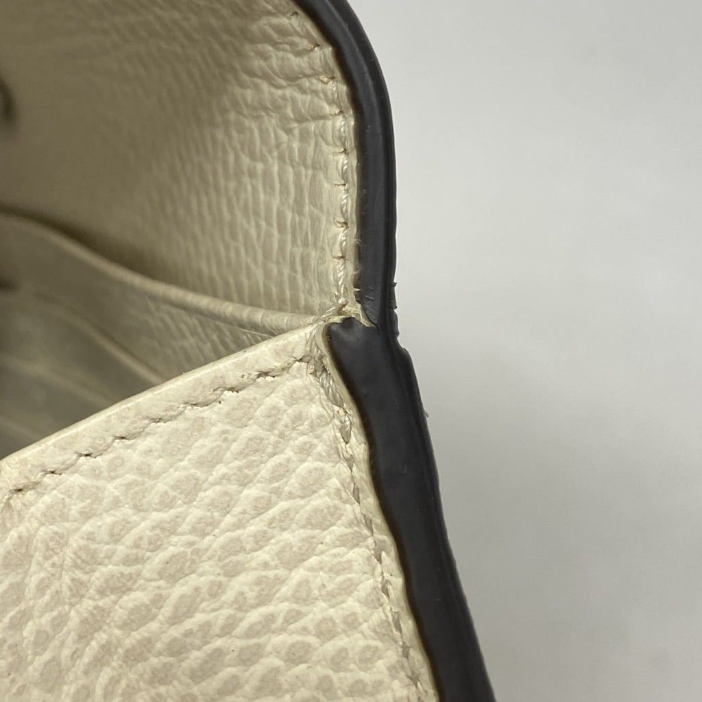 Gucci GG Marmont Supreme Long Wallet 456116 Ivory Beige Women's