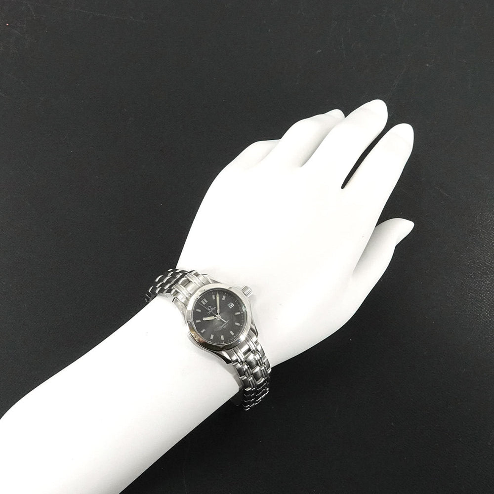 OMEGA Seamaster 120 2581 43 Women's Watch with Date, Gray Quartz Movement — Very Good