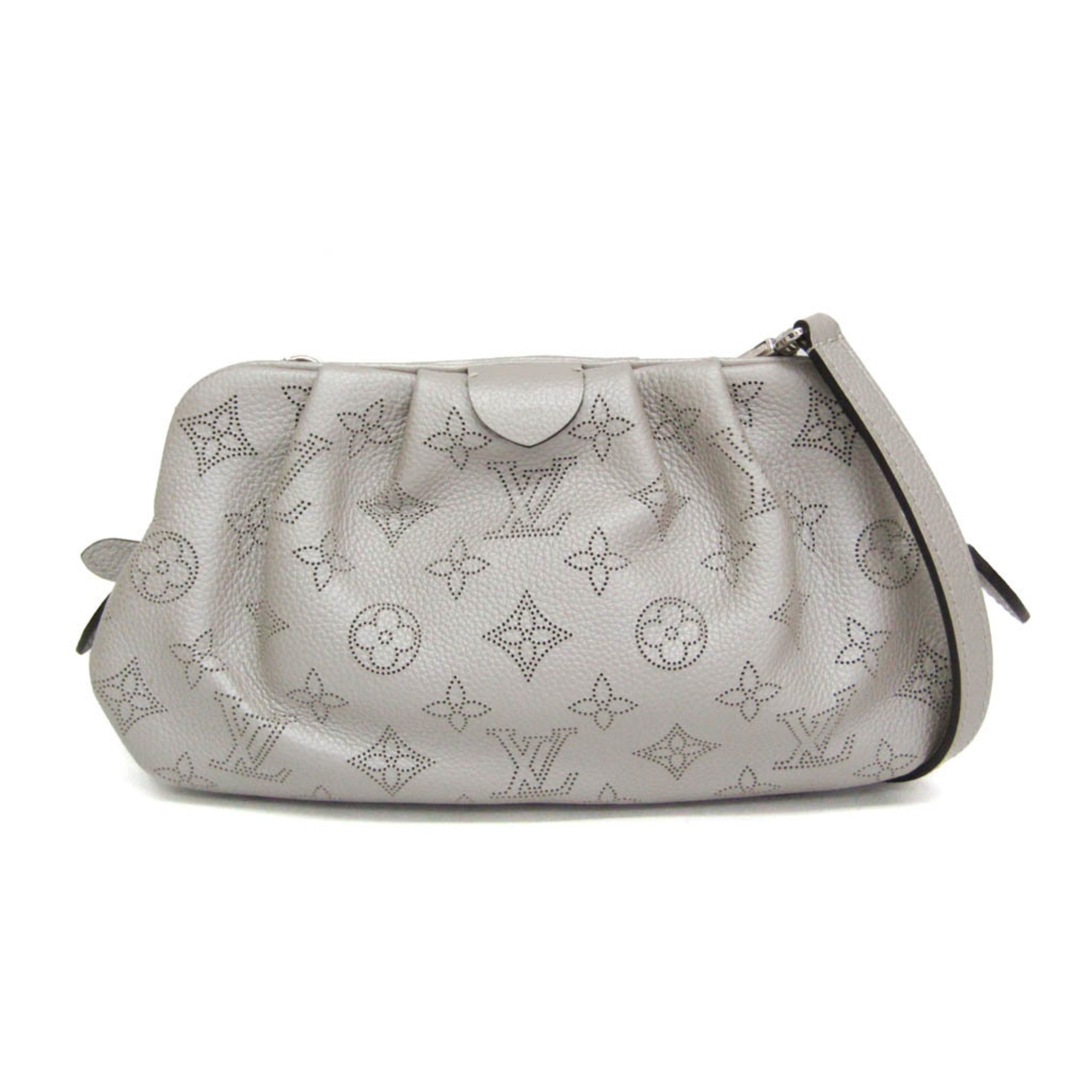Louis Vuitton Mahina Scala Mini M80904 Women's Clutch Bag,Shoulder Bag Silver — Like New