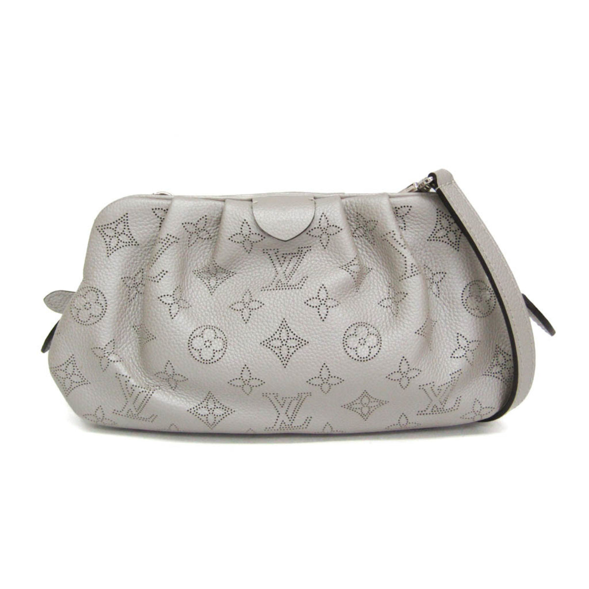 Louis Vuitton Mahina Scala Mini M80904 Women's Clutch Bag,Shoulder Bag Silver — Like New