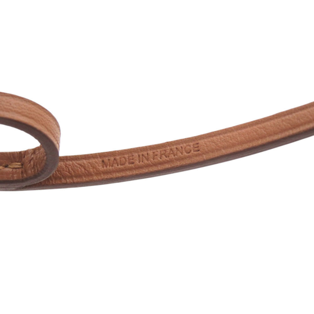 Unused Hermes Sac Orange Agneau Milo Accessory Bag Charm 0096 HERMES — New - Store Return