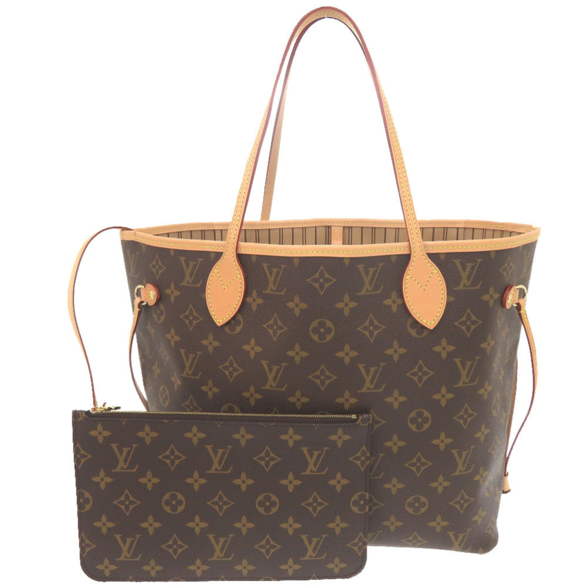 Unused Louis Vuitton Neverfull MM Monogram M46975 IC Brown Tote Bag LV 0975 — Like New