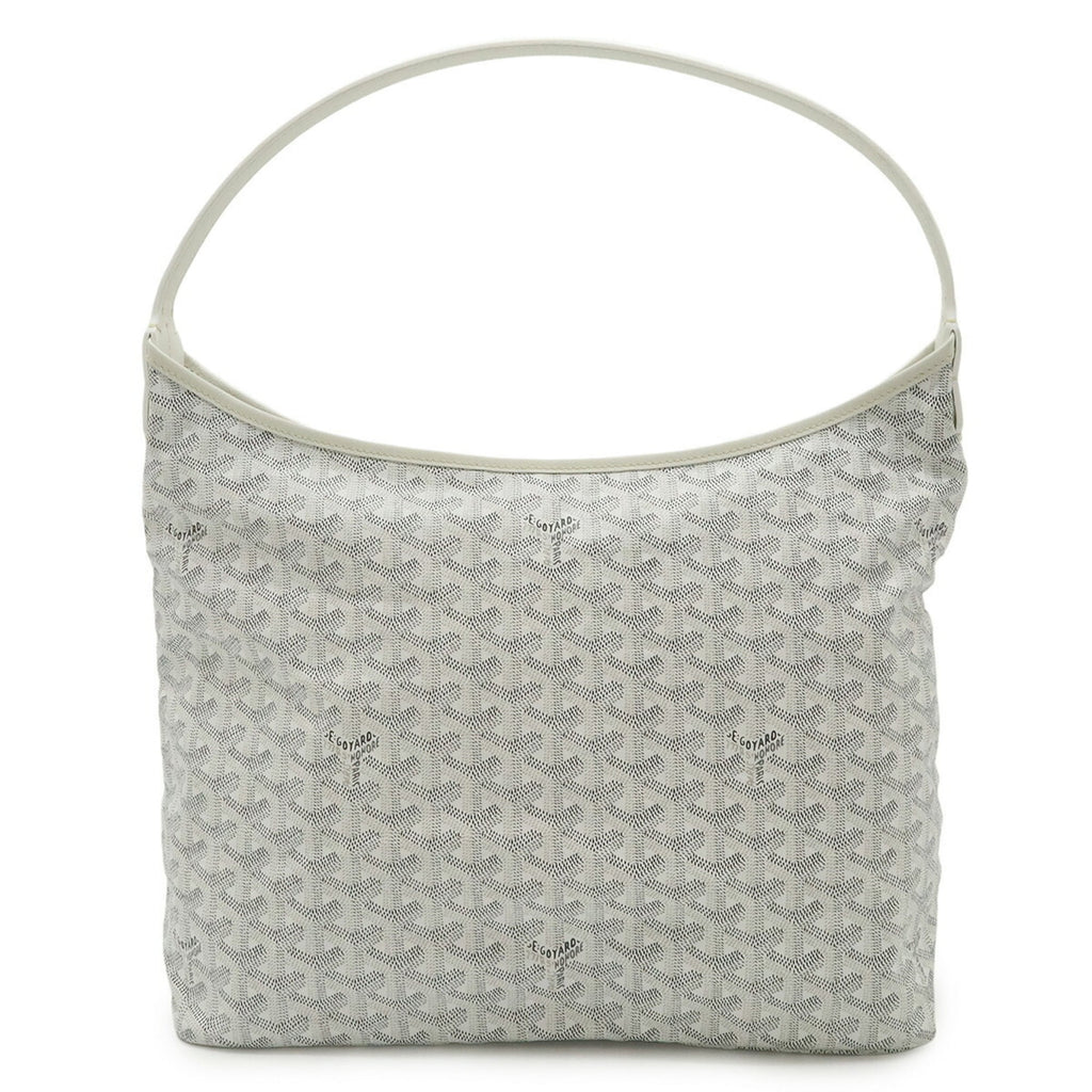 GOYARD Goyard Bohème Hobo Bag Shoulder Coated Canvas Leather White Gray Pouch Not Included