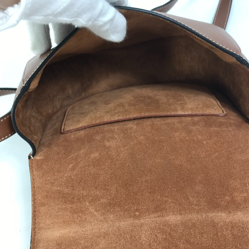CELINE 198263DU3 Crossbody Pochette Bag Shoulder Bag Tan Brown — Like New