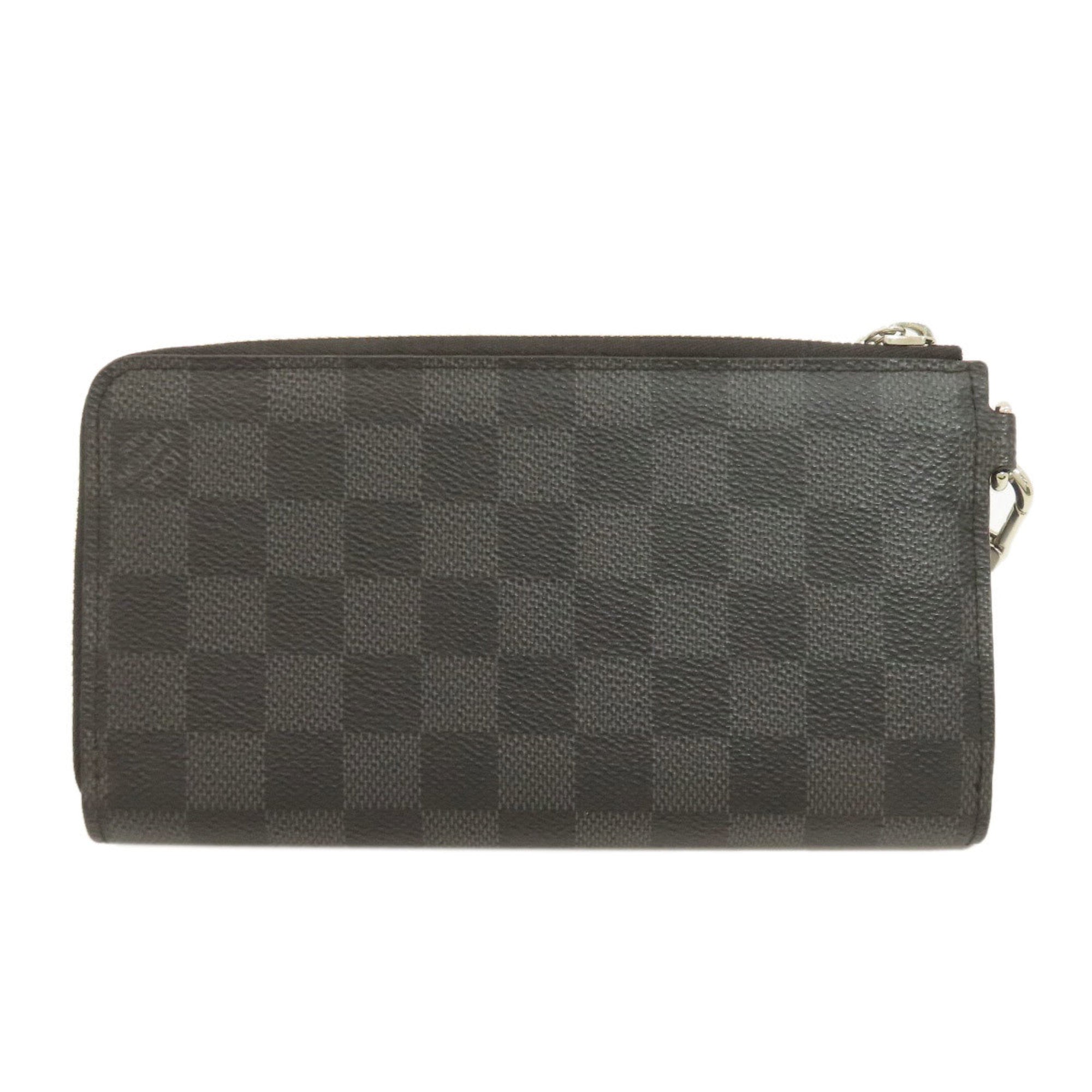 Louis Vuitton N60379 Zippy Dragonne Long Wallet in Damier Canvas for Men