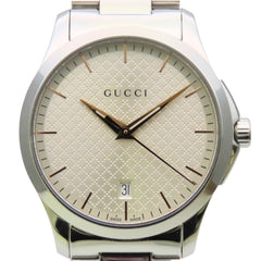 Gucci G-Timeless 126.4 SS Diamante Men's Watch GUCCI — Good