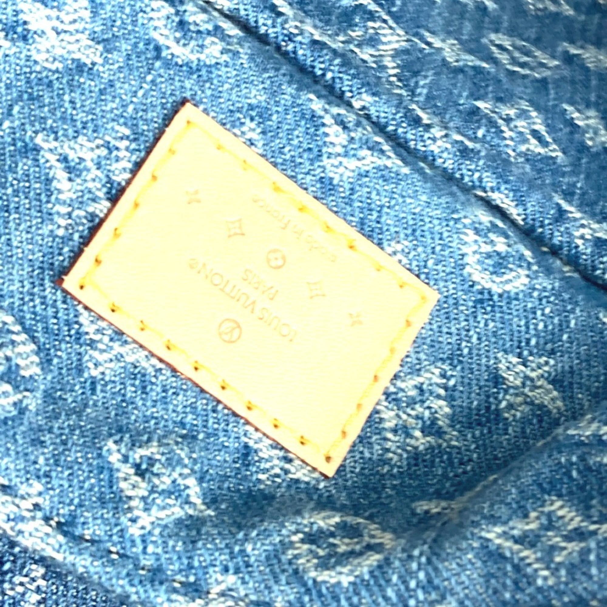 LOUIS VUITTON M46836 New LV Remix Venice Backpack Monogram Denim Women's Blue — New - Store Return