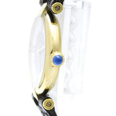 CARTIER Must Vendome Vermeil Gold Plated Quartz Ladies Watch 590004 — Good