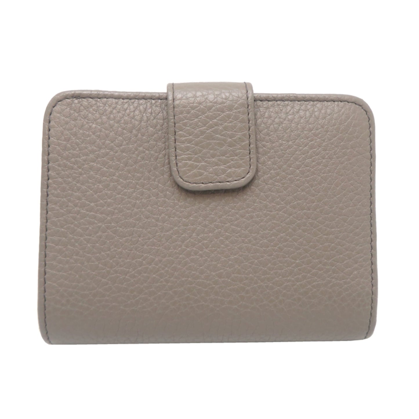 Prada L-shaped zipper wallet, women's bifold 1ML018, leather, gray