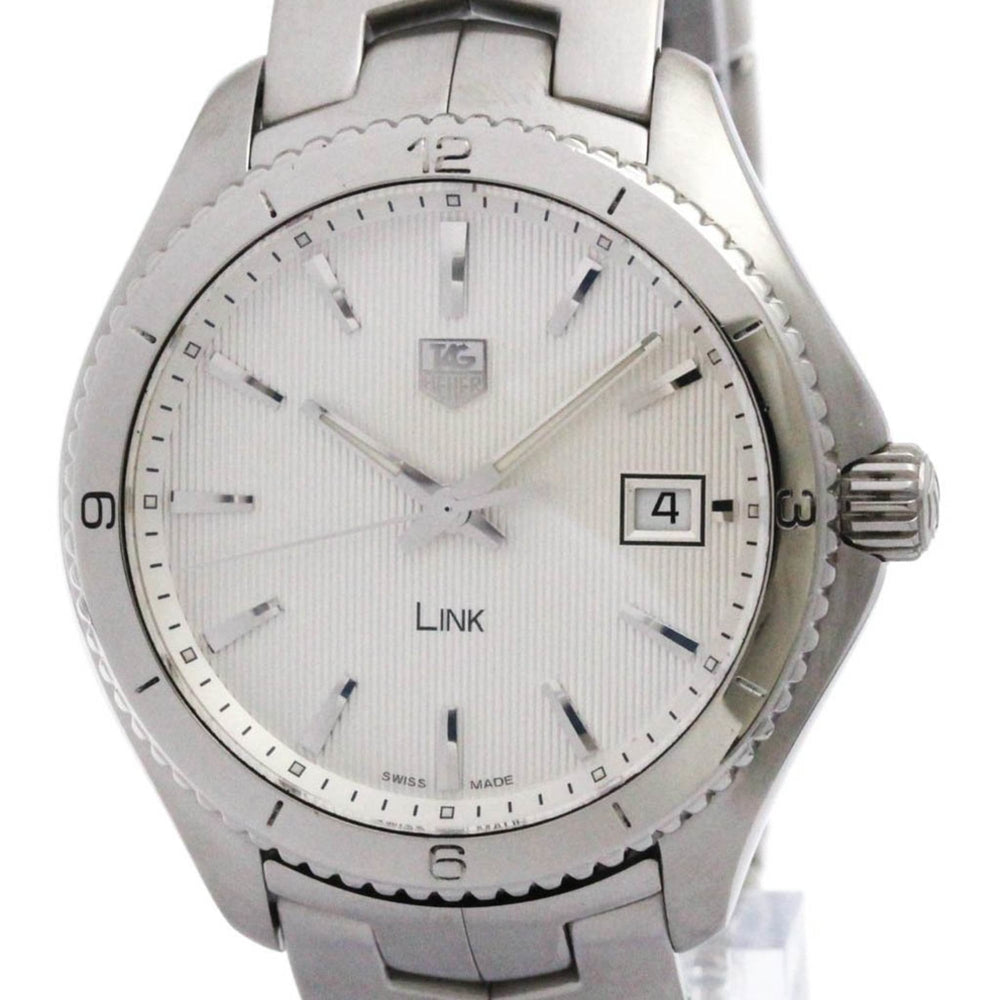 TAG HEUER Link Stainless Steel Quartz Mens Watch WAT1111 Polished — Very Good