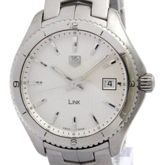 TAG HEUER Link Stainless Steel Quartz Mens Watch WAT1111 Polished — Very Good