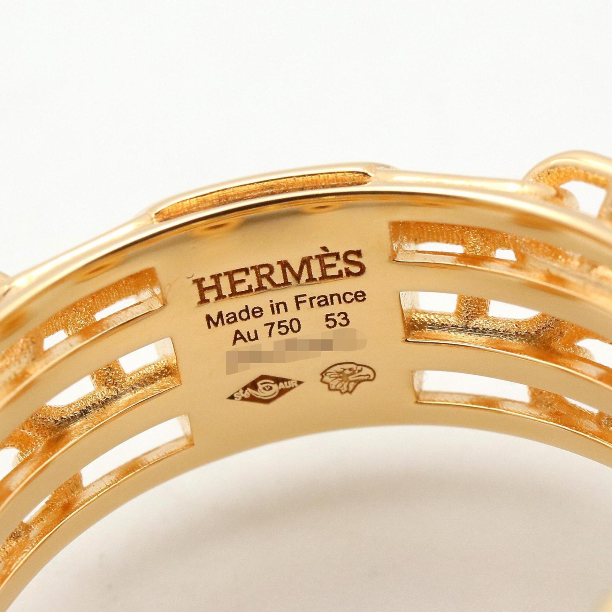 Hermes Calypso Diamond Ring - 18K (Yellow Gold) for Women Clear/Gold Tone — Like New