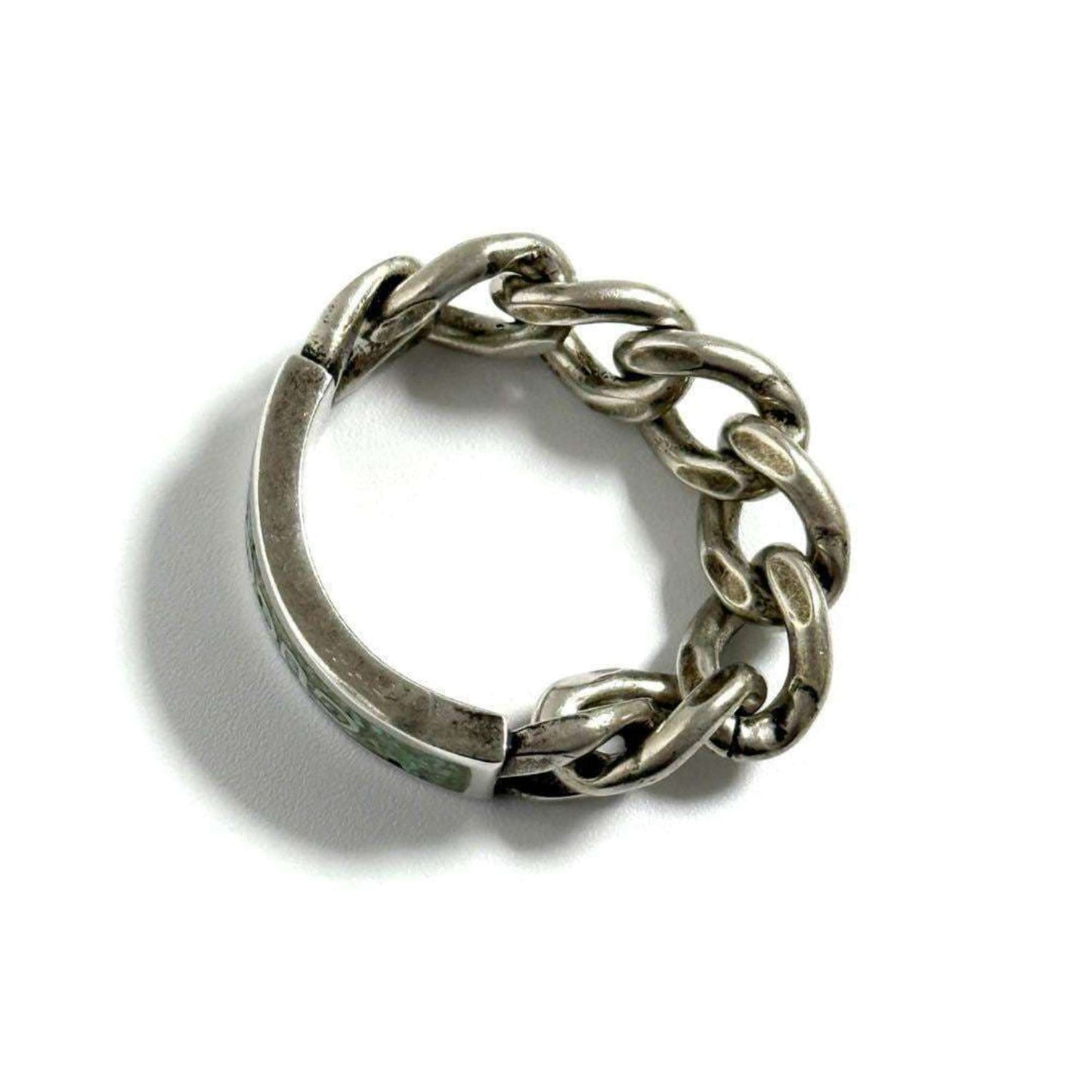 Gucci Men's Gourmet Chain Ring, 925 Silver