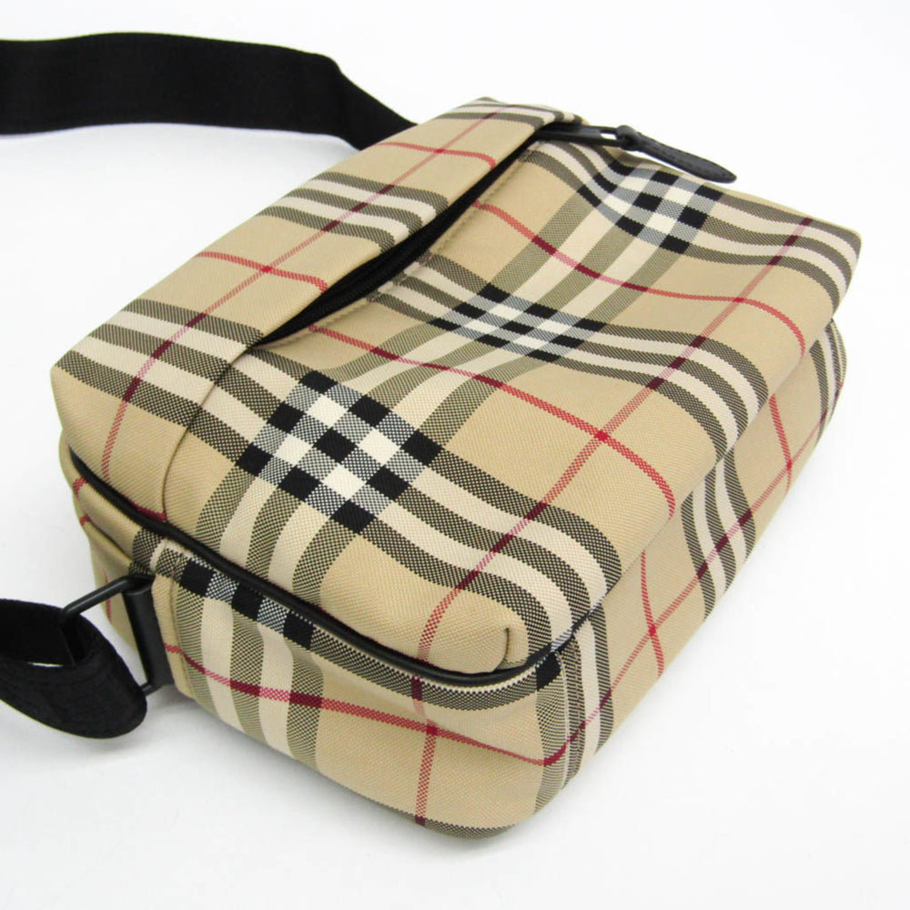 Burberry PADDY 80841111 Men,Women Nylon Shoulder Bag Beige — Like New