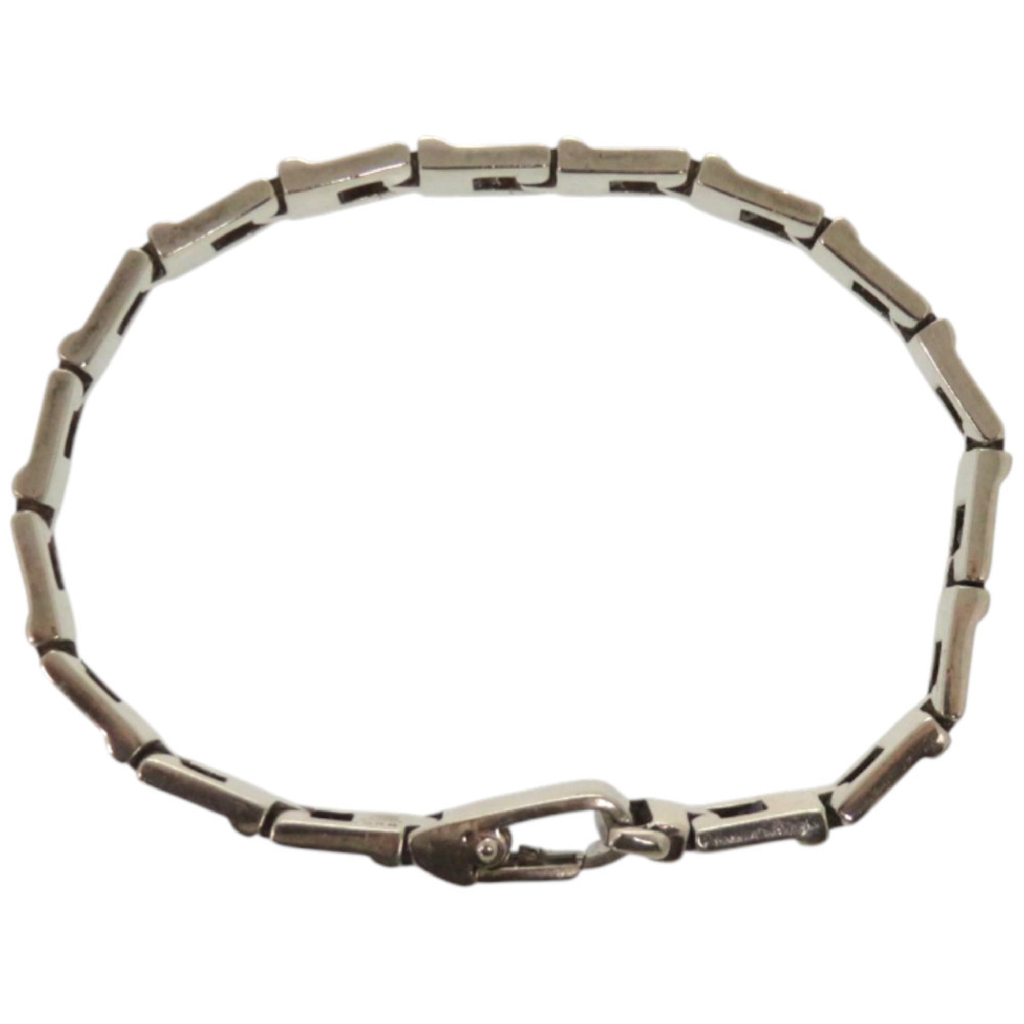 Excellent condition Gucci G logo silver 925 bracelet 1390GUCCI