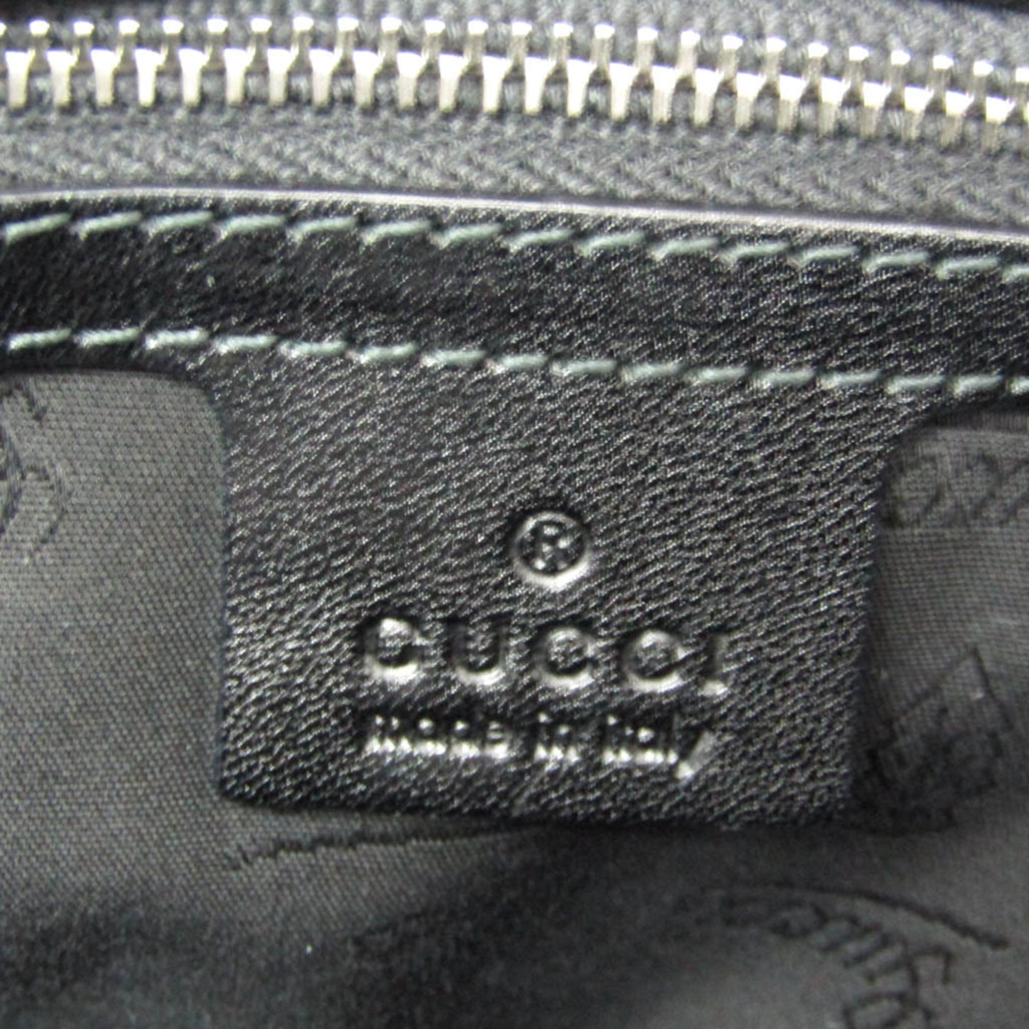 Gucci GG Twins 232957 Women's Canvas Tote Bag Beige,Black — Like New