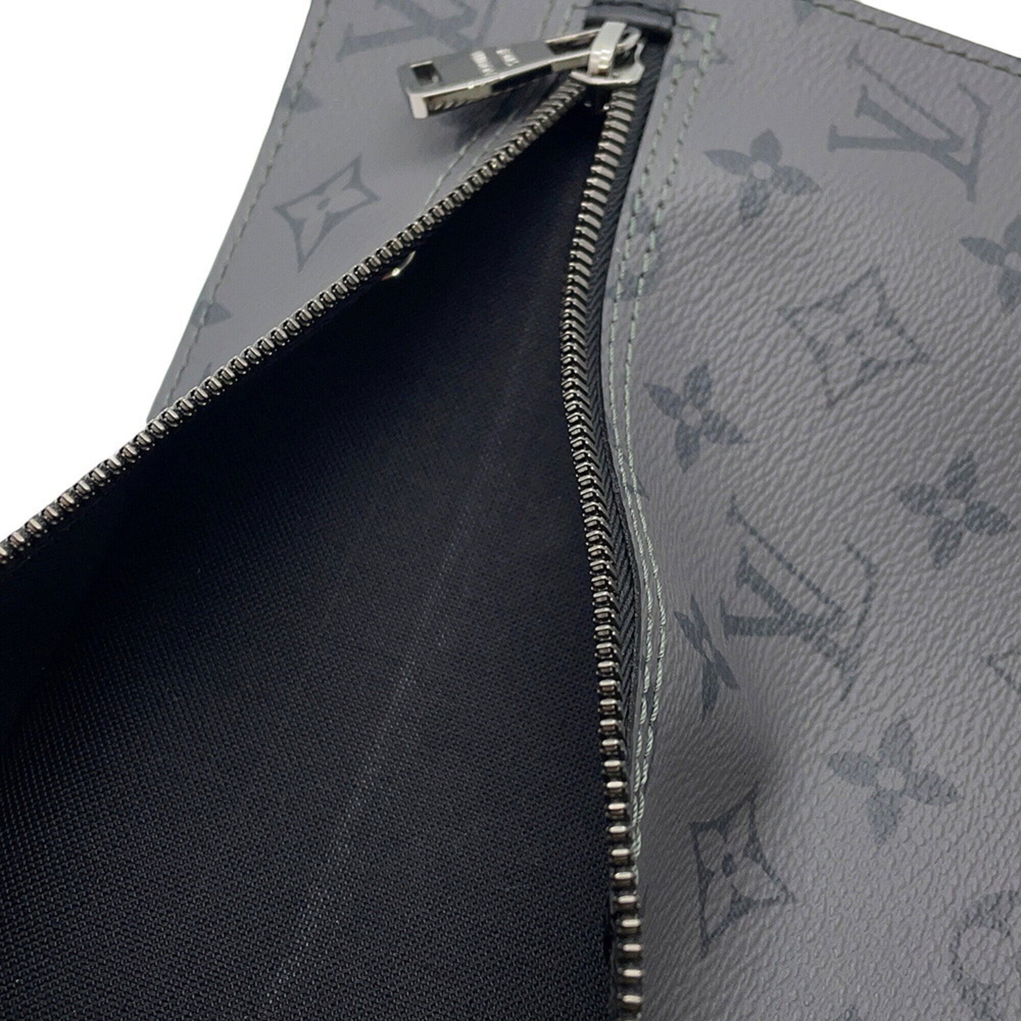 Louis Vuitton Monogram Eclipse Reverse Cabas Zip GM Tote Bag M45379 LOUIS VUITTON Black Handbag — Like New