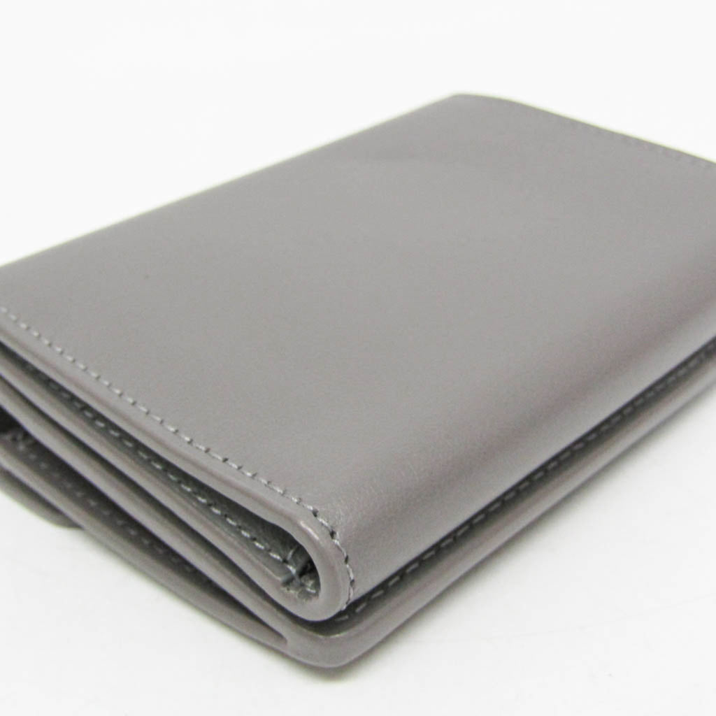 Balenciaga Envelope 736730 Women's Leather Wallet (tri-fold) Gray