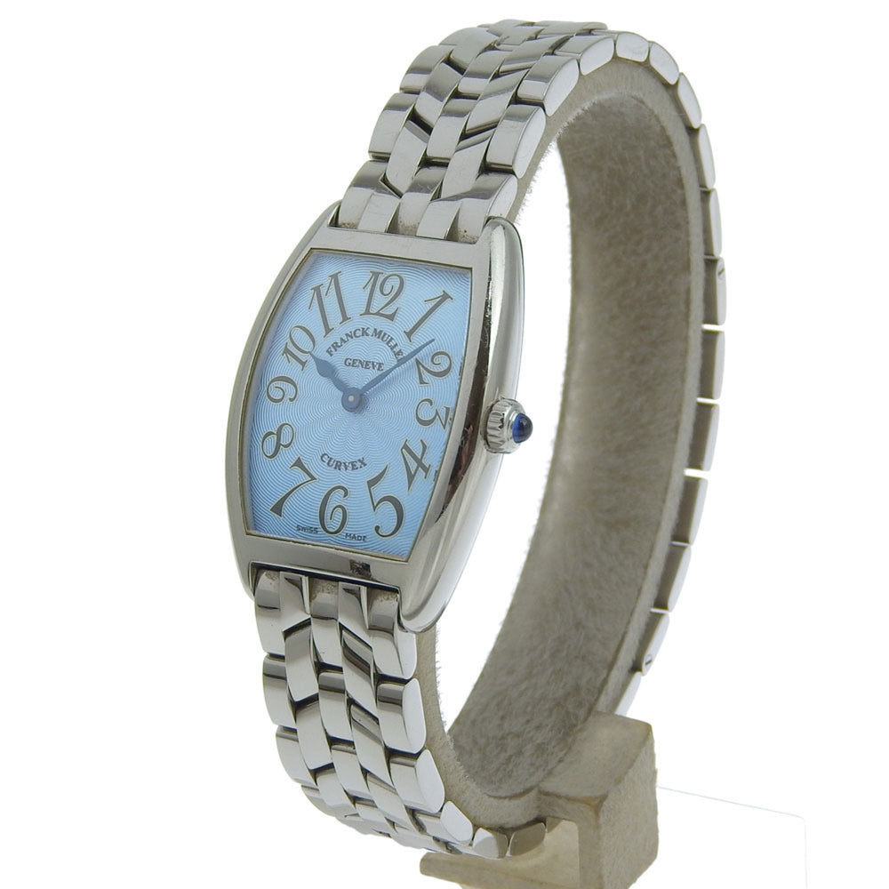 FRANCK MULLER Tonookabex Watch 1752 Stainless Steel Quartz Analog Display Blue Dial Ladies — Very Good