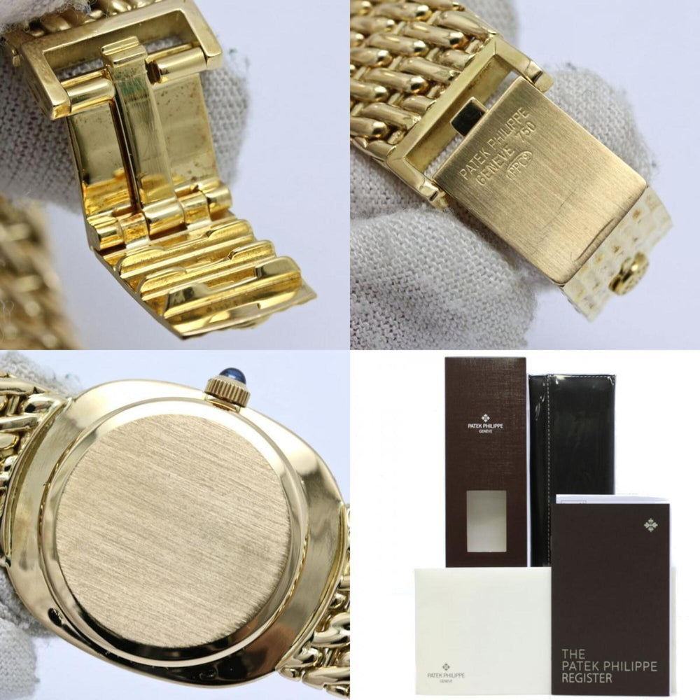 PATEK PHILIPPE Golden Ellipse Diamond 3849 17J Boys' Watch Men's/Women's 18K Yellow Gold 40474 — Very Good